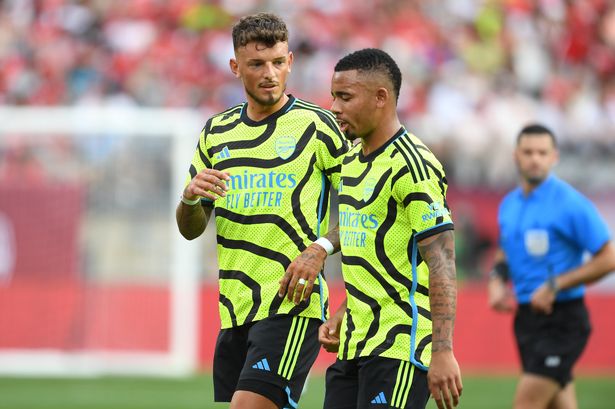 Arsenal will hope to welcome back Ben White and Gabriel Jesus against Brentford. (Image: Stuart MacFarlane/Arsenal FC via Getty Images)